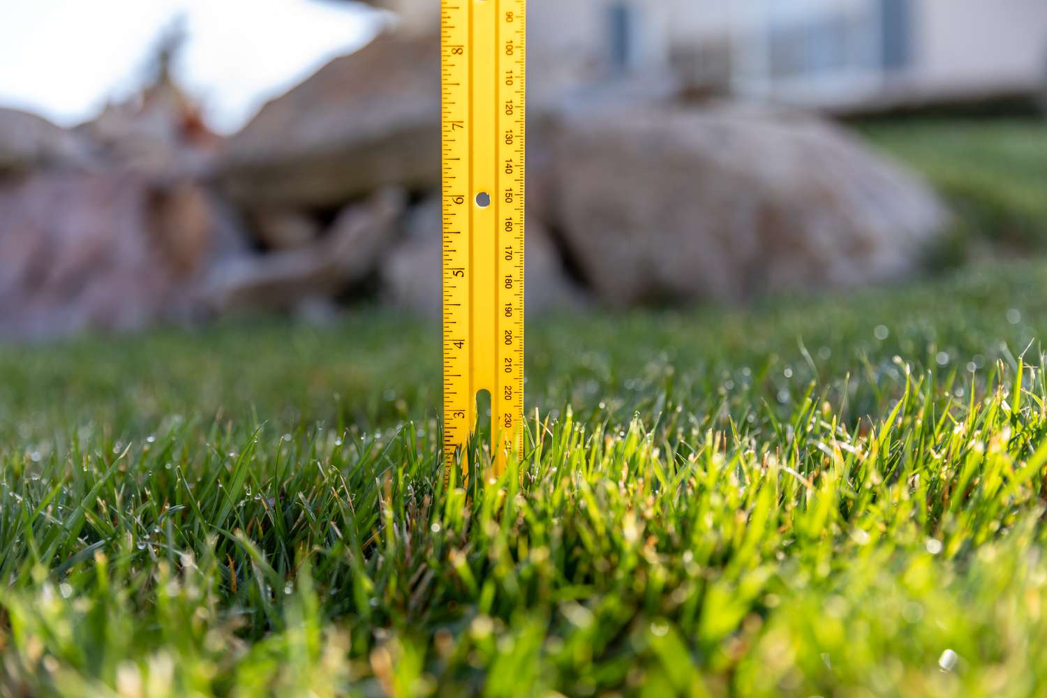 How to Measure Grass Height