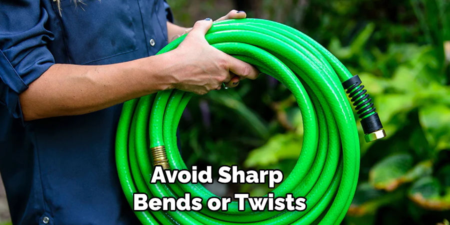 Avoid Sharp Bends or Twists