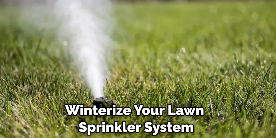 Winterize Your Lawn Sprinkler System