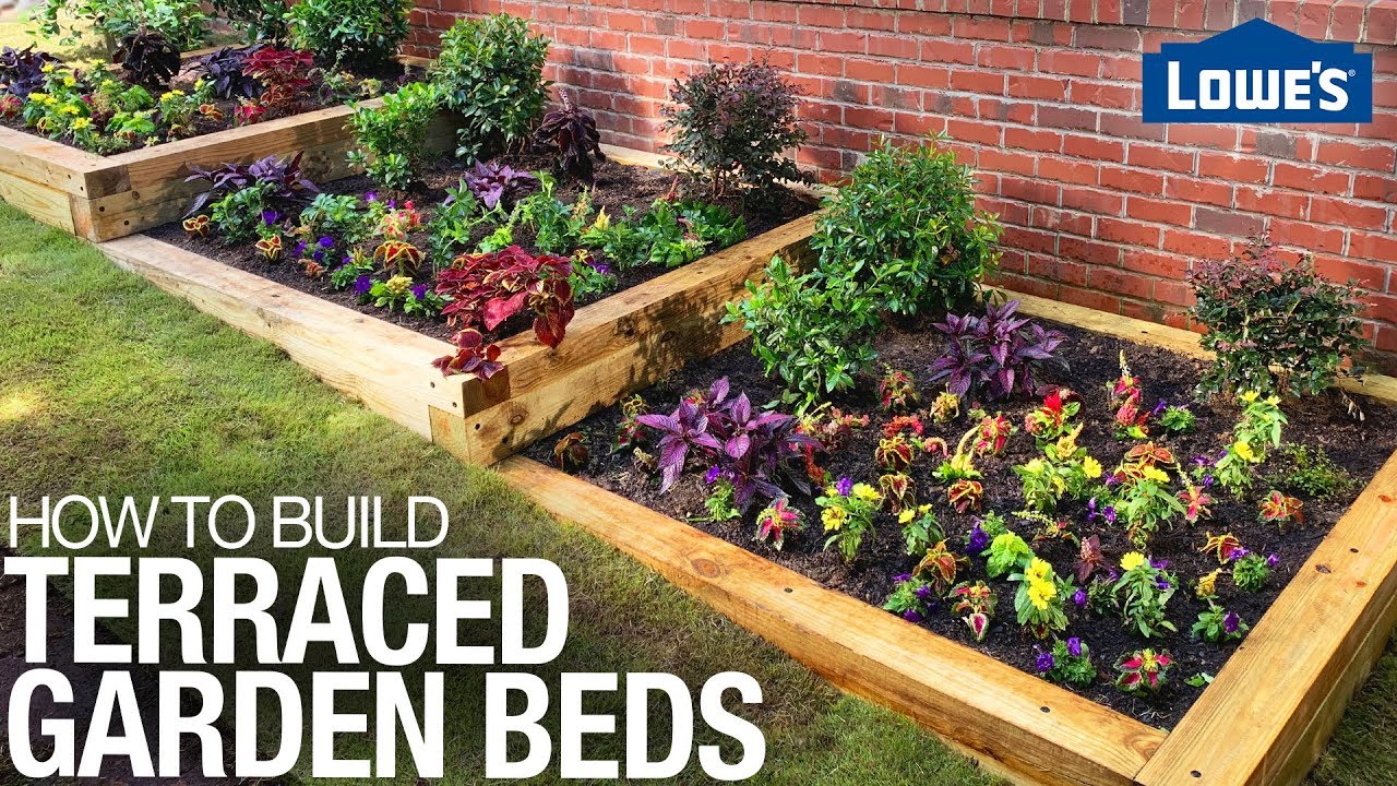 How to Build a Tiered Garden on a Slope