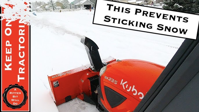 How to Keep Snow from Sticking to Snowblower