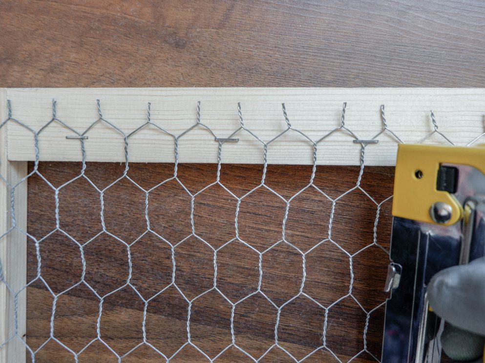 How to Secure Chicken Wire to Wood